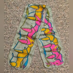 The Irish Store Celtic Elephant Silk Neck Scarf